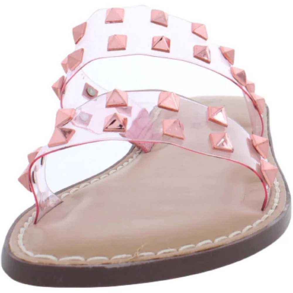 Wild Pair Pink Studded Ginnie Slip On Sandals Y2k - 90s' - NEW Size 6.5 - Picture 3 of 5